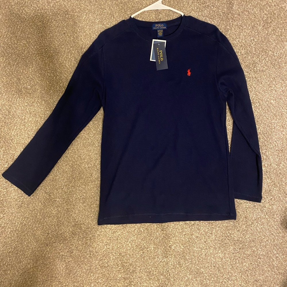 Polo by Ralph Lauren Navy Long Sleeve Tee